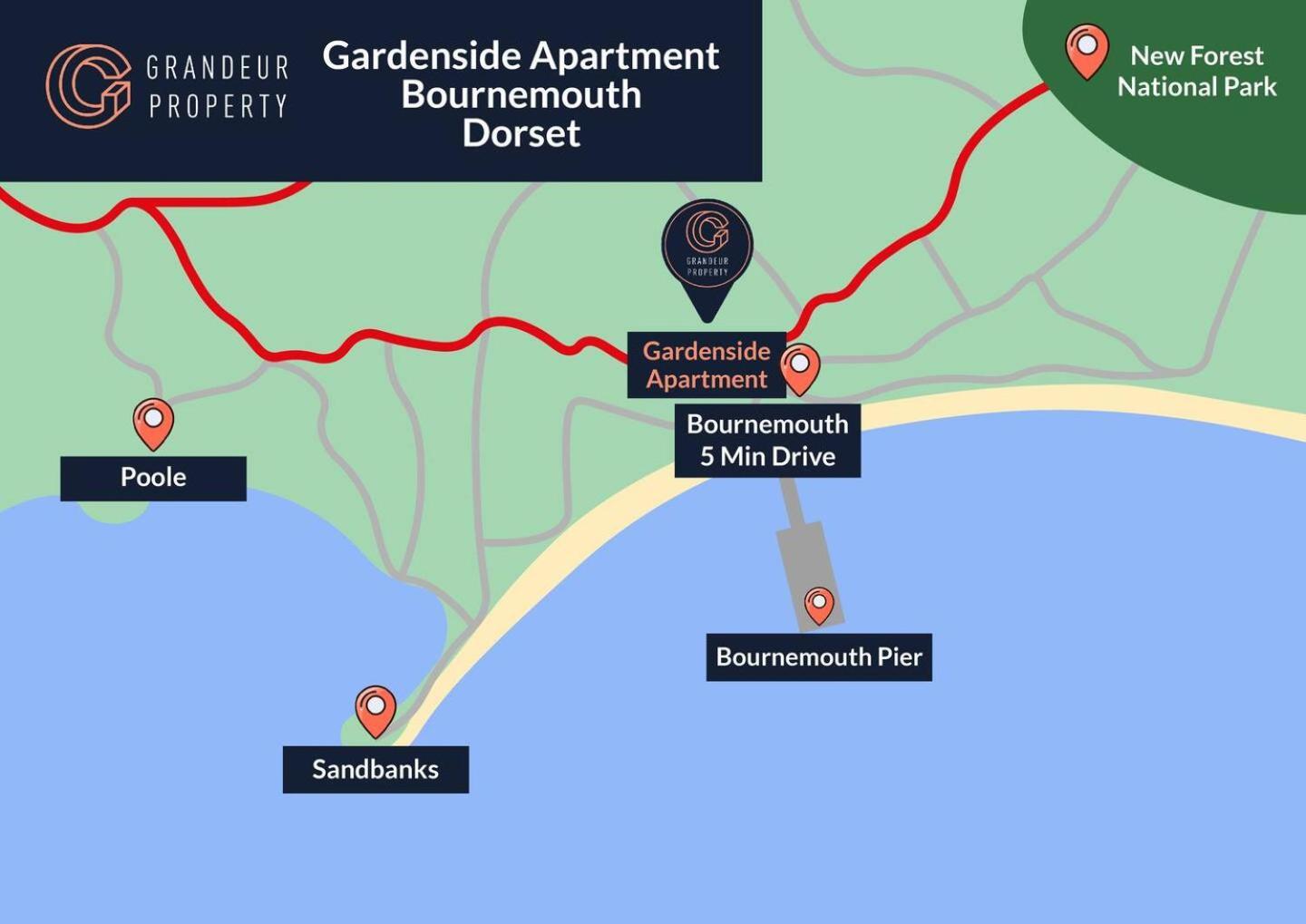 The Gardenside Apartment By Grandeur Property บอร์นมัธ ภายนอก รูปภาพ